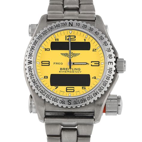 breitling emergency watch ref e581211 made by dassaultat|Breitling Emergency E56121.1 .